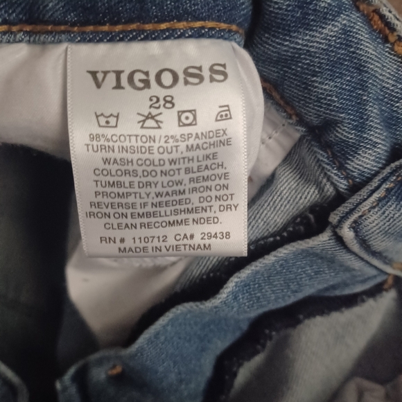 Vigoss Stylish Ripped Blue Jeans - Picture 5 of 10